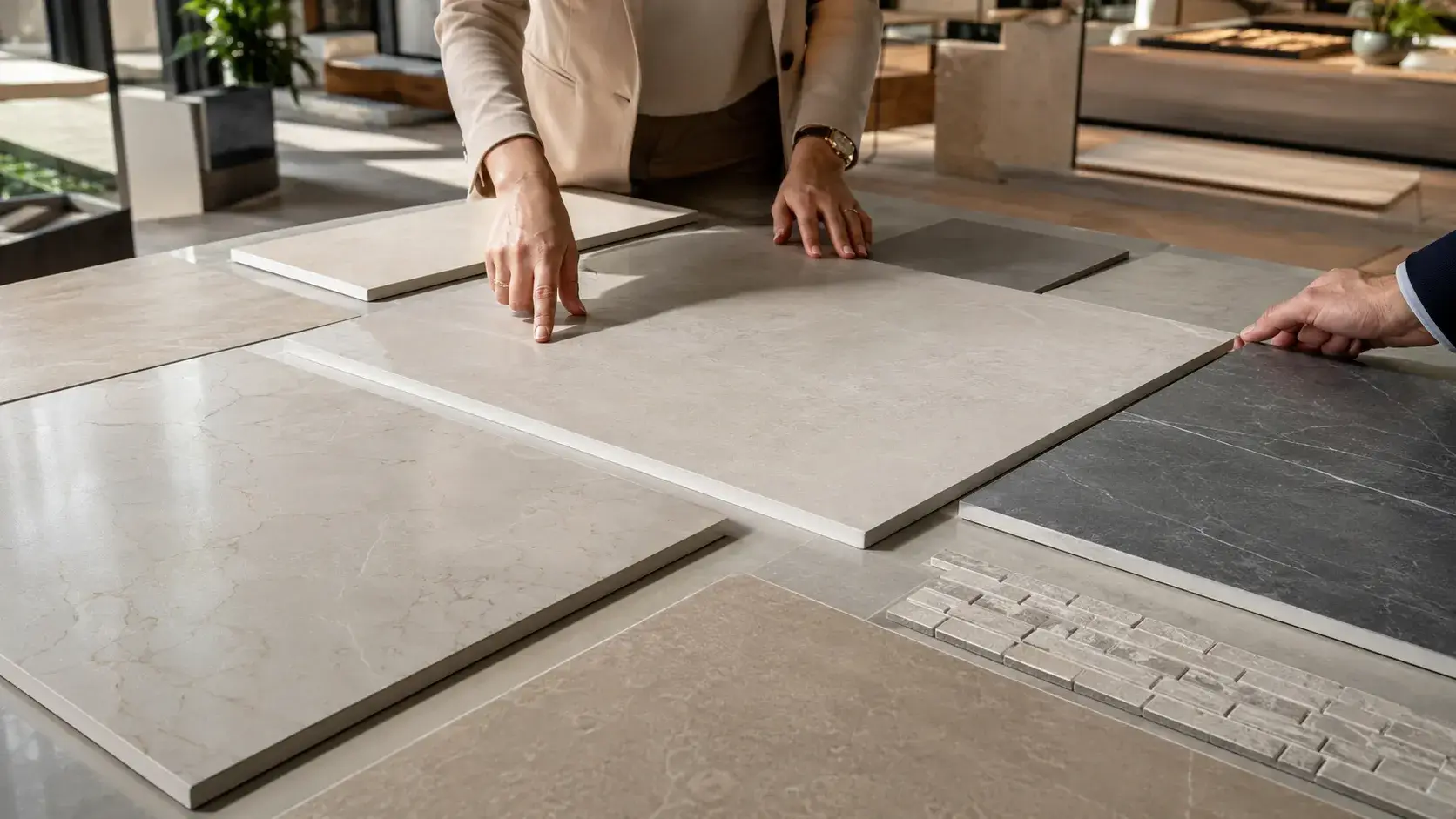 PEI wear rating chart for porcelain tiles showing grades I to V with applications